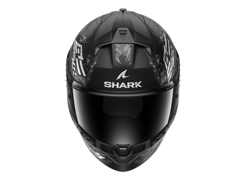 SHARK RIDILL 2 MOLOKAI Mat Black White Silver