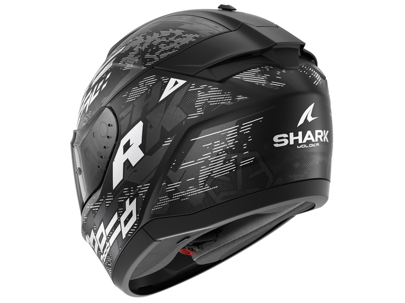 SHARK RIDILL 2 MOLOKAI Mat Black White Silver