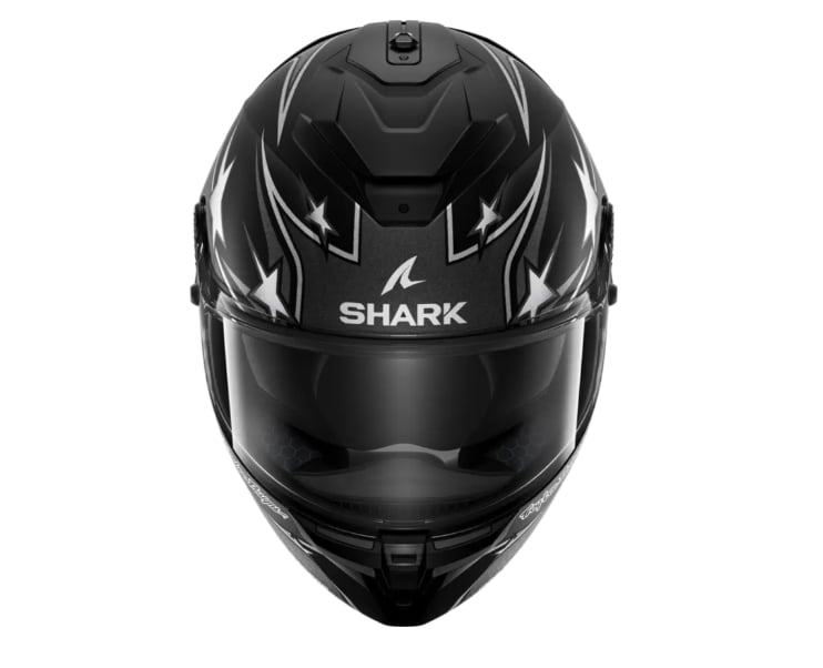SHARK SPARTAN GT PRO FLAGSTAFF Mat TLD Black Anthracite Silver