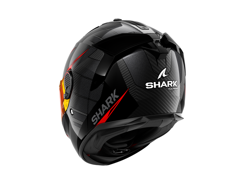 SHARK SPARTAN GT PRO KULTRAM CARBON Carbon Black Red
