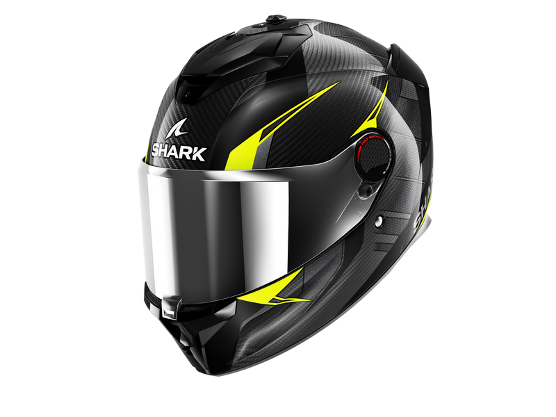 SHARK SPARTAN GT PRO KULTRAM CARBON Carbon Black Yellow