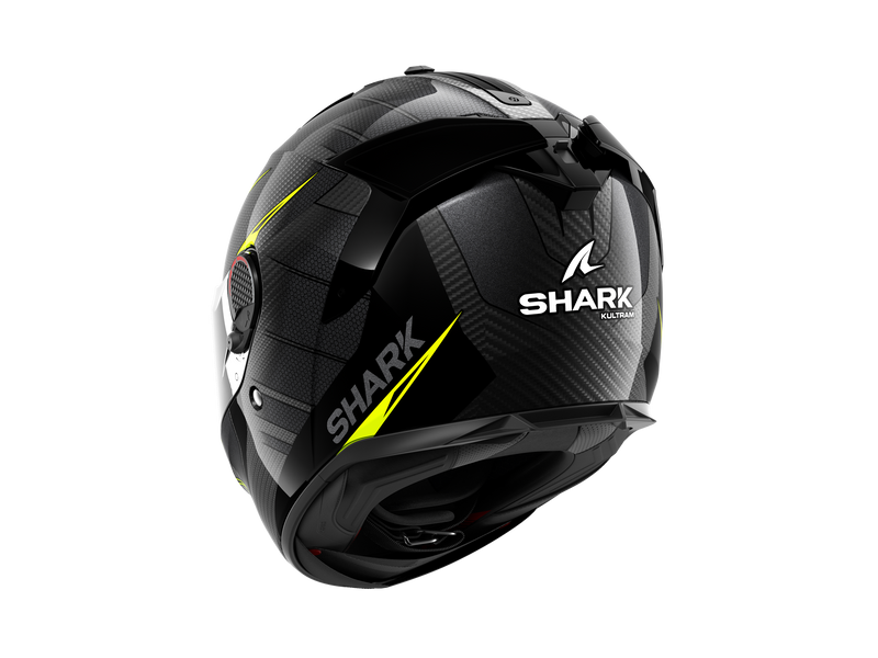 SHARK SPARTAN GT PRO KULTRAM CARBON Carbon Black Yellow