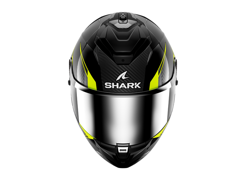 SHARK SPARTAN GT PRO KULTRAM CARBON Carbon Black Yellow