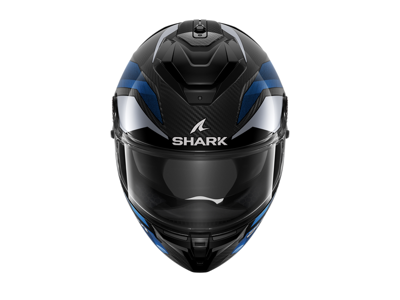 SHARK SPARTAN GT PRO RITMO CARBON Carbon Blue Chrom
