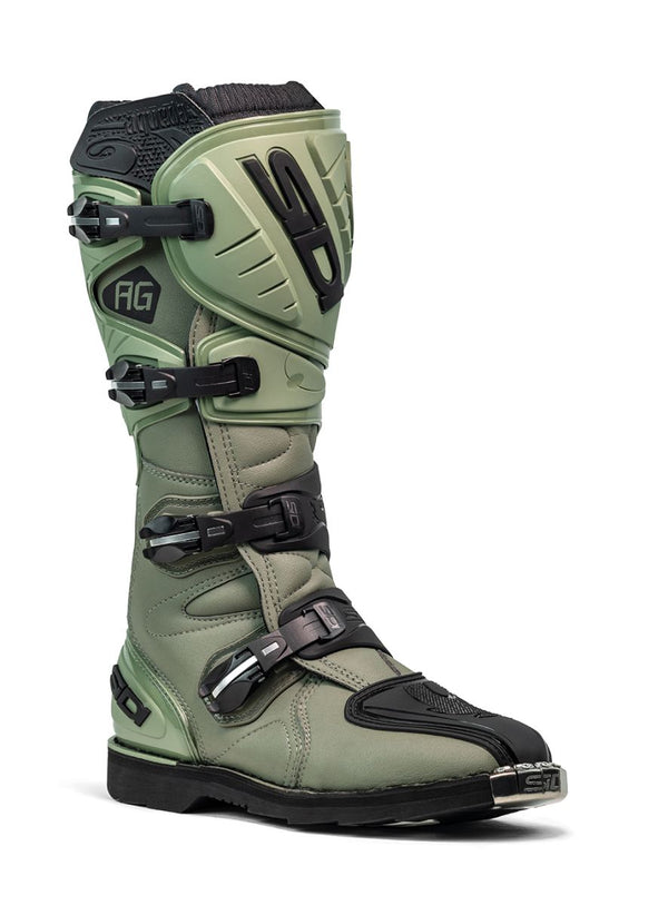 Sidi Agueda Motorlaarzen Army Zwart – Motocross & Enduro Boots
