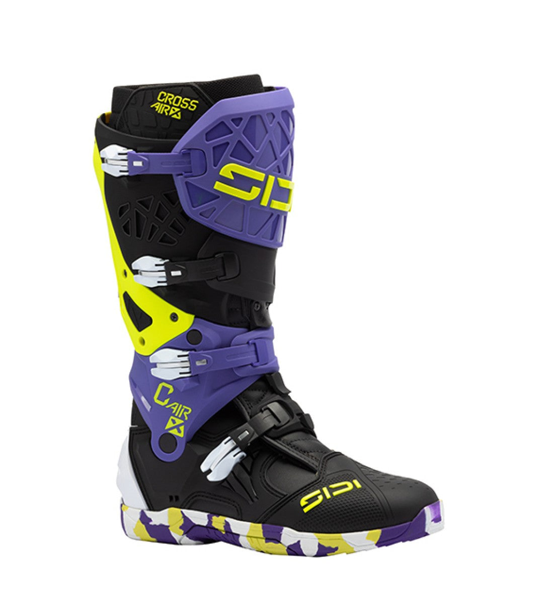 Sidi Crossair X Motorcycle Boots Black Violet – Motocross & Enduro Boots