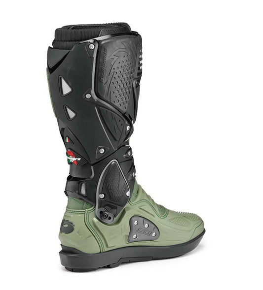 Sidi Crossfire 3 SRS Motocross Boots Army Black – Motocross & Enduro Boots