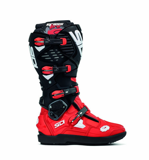Sidi Crossfire 3 SRS Motorcycle Boots Red Black – Motocross & Enduro Boots
