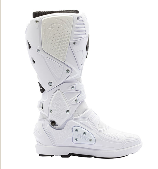 Sidi Crossfire 3 SRS Motocross Boots White Black – Motocross & Enduro Boots