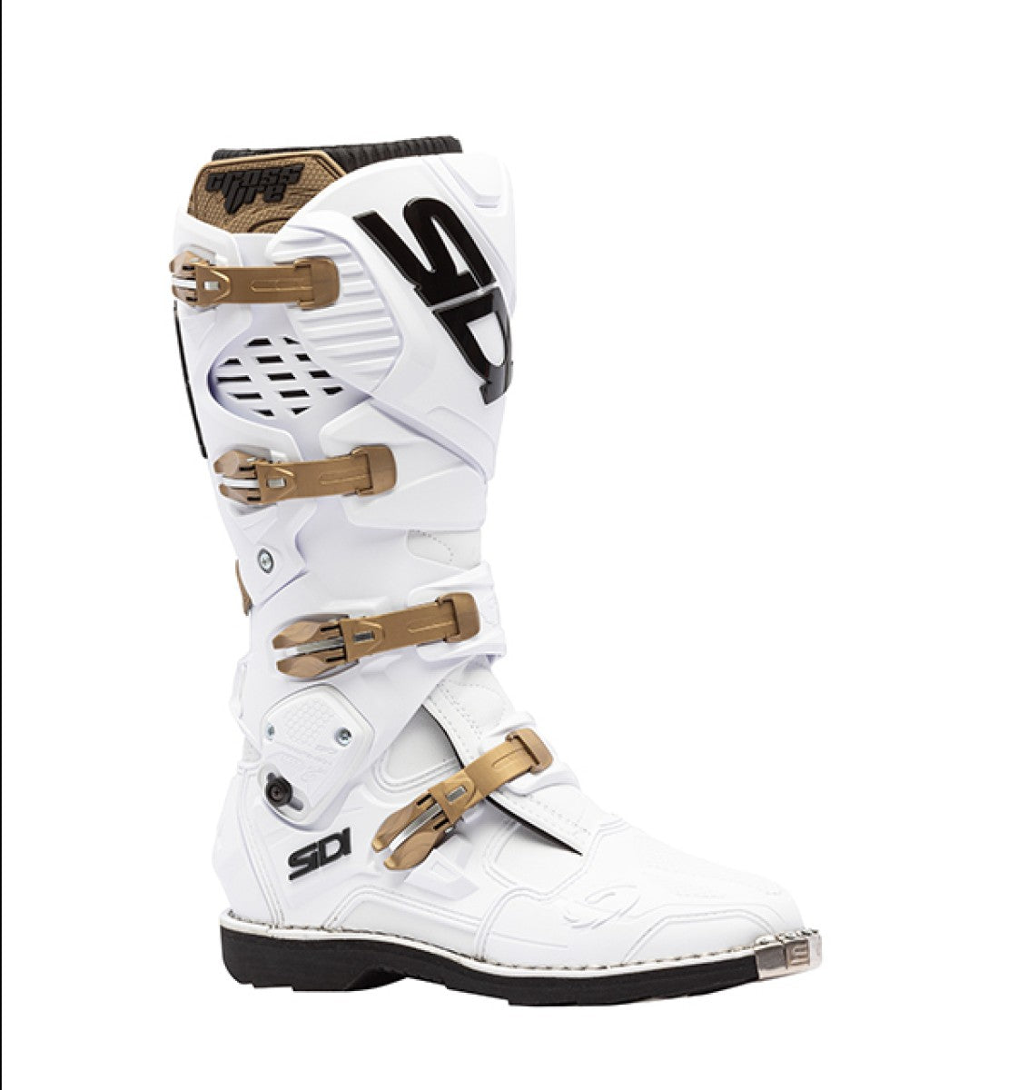 Sidi Crossfire 3 Motorcycle Boots White Bronze – Motocross & Enduro Boots