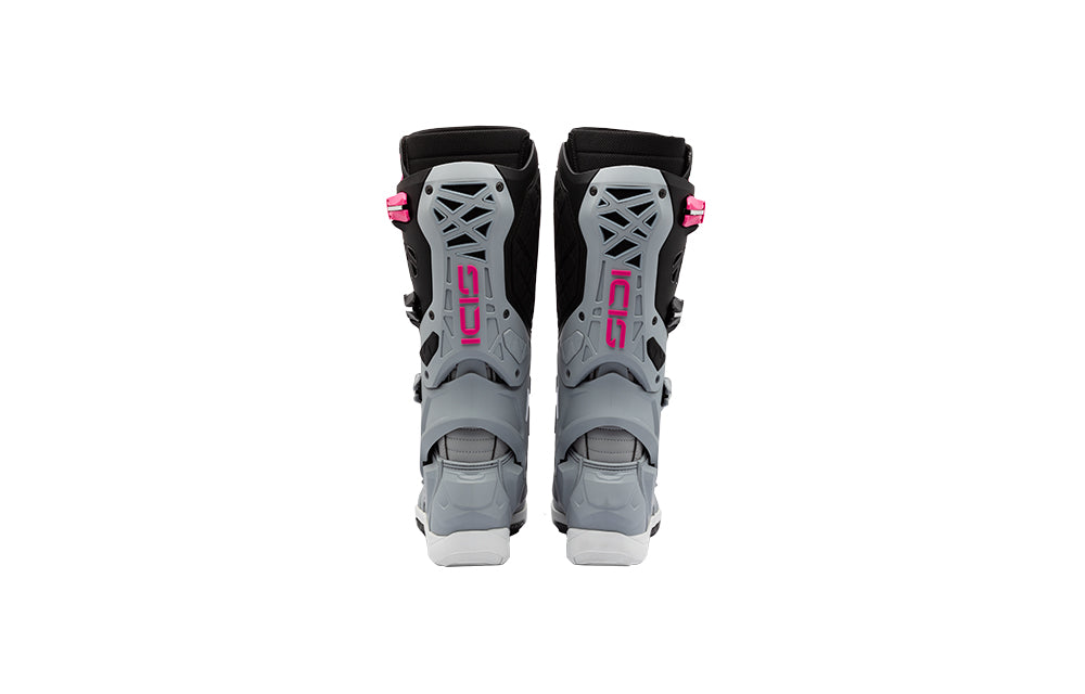 Sidi Crossair X Crosslaarzen Grijs-Roze Fluo