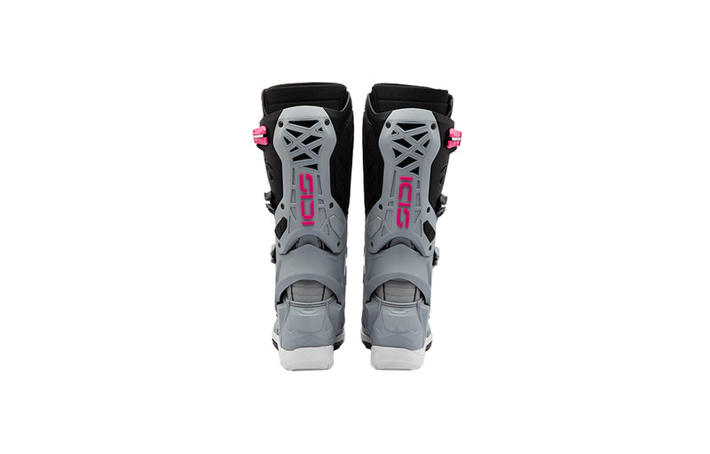 Sidi Crossair X Crosslaarzen Grijs-Roze Fluo