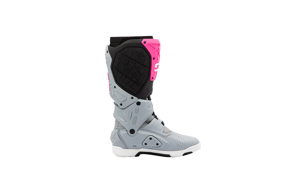 Sidi Crossair X Crosslaarzen Grijs-Roze Fluo