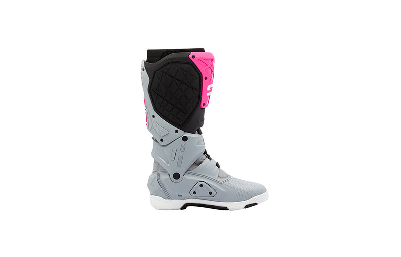 Sidi Crossair X Crosslaarzen Grijs-Roze Fluo