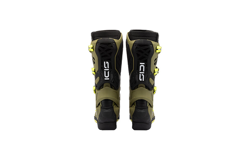 Sidi Crossair X Crosslaarzen Olive Groen-Geel Fluo