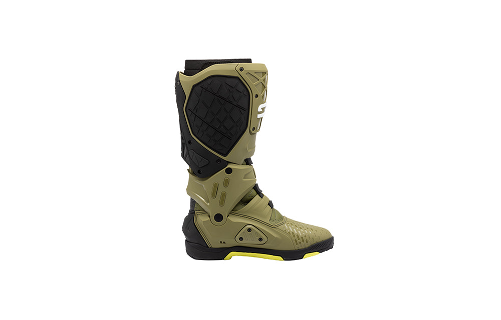 Sidi Crossair X Crosslaarzen Olive Groen-Geel Fluo