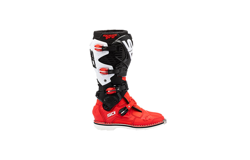 Sidi Crossfire 3 Crosslaarzen Rood-Zwart-Wit