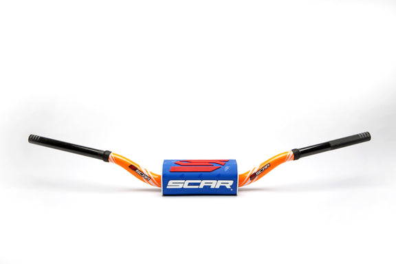 Scar O² Stuur Ø28,6 mm hoog mini RC Stuur oranje, Blauw