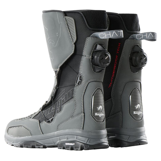Furygan Chattan D3O® Motorcycle Boots Grey/Black – Adventure Motorcycle Boots