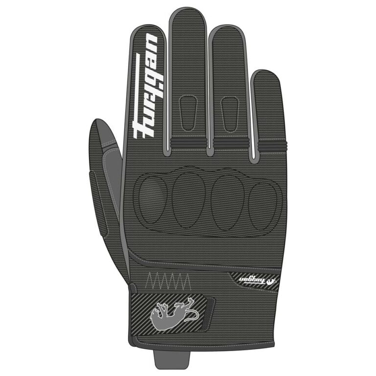 Furygan Jet Lady D3O EVO motorhandschoenen dames Zwart-Wit, productfoto 2
