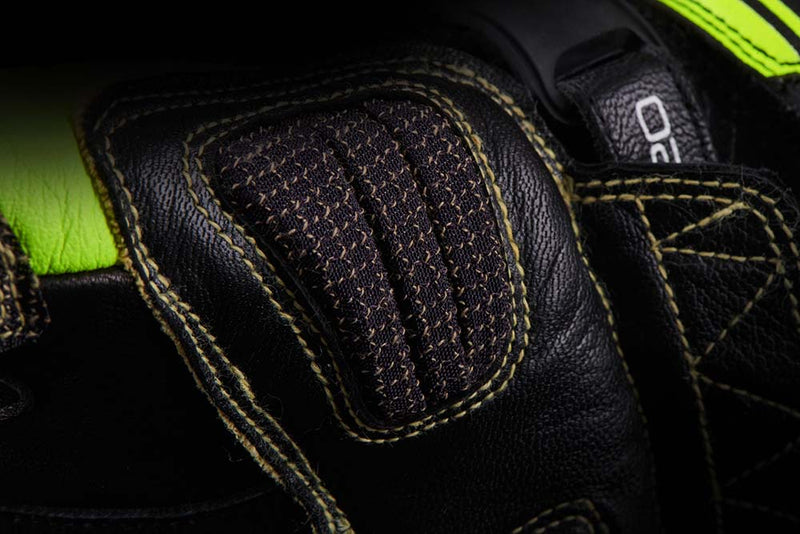 Furygan Handschuhe Styg20 X Kevlar Schwarz-Weiß-Gelb fluoreszierend