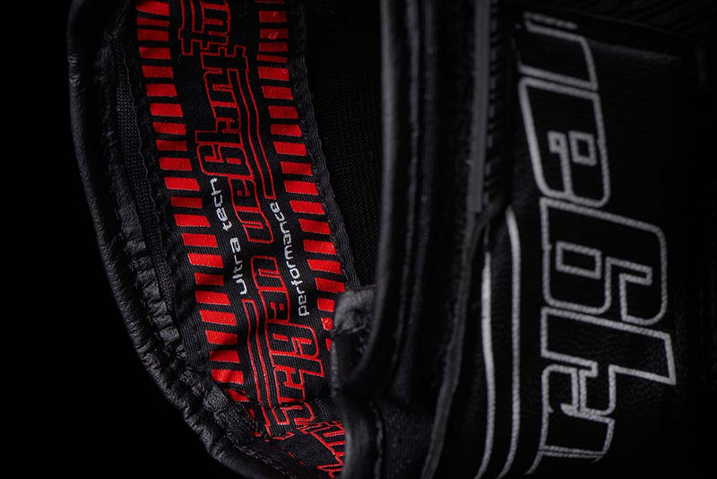 Furygan Handschuhe Styg20 X Kevlar Schwarz-Weiß-Gelb fluoreszierend