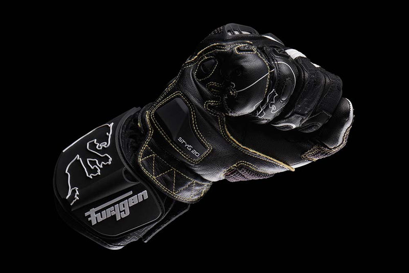 Furygan Handschuhe Styg20 X Kevlar Schwarz-Weiß