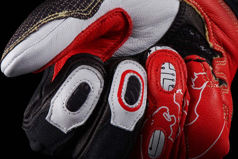 Furygan Handschoenen Styg20 X Kevlar Red-Black-White