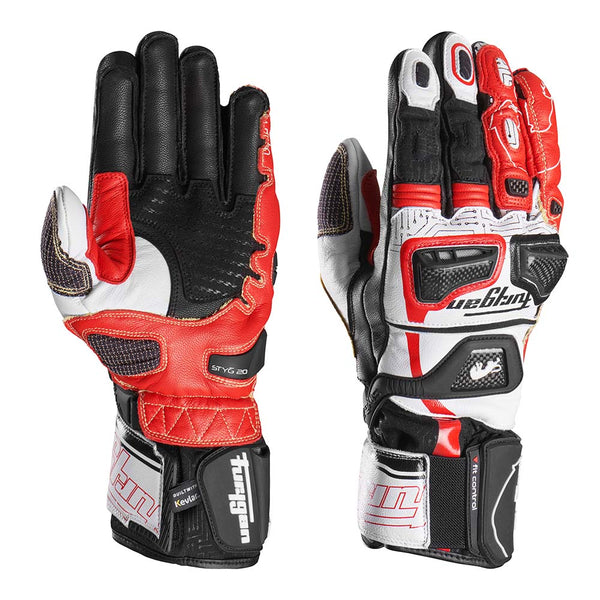 Furygan Gloves Styg20 X Kevlar Red-Black-White