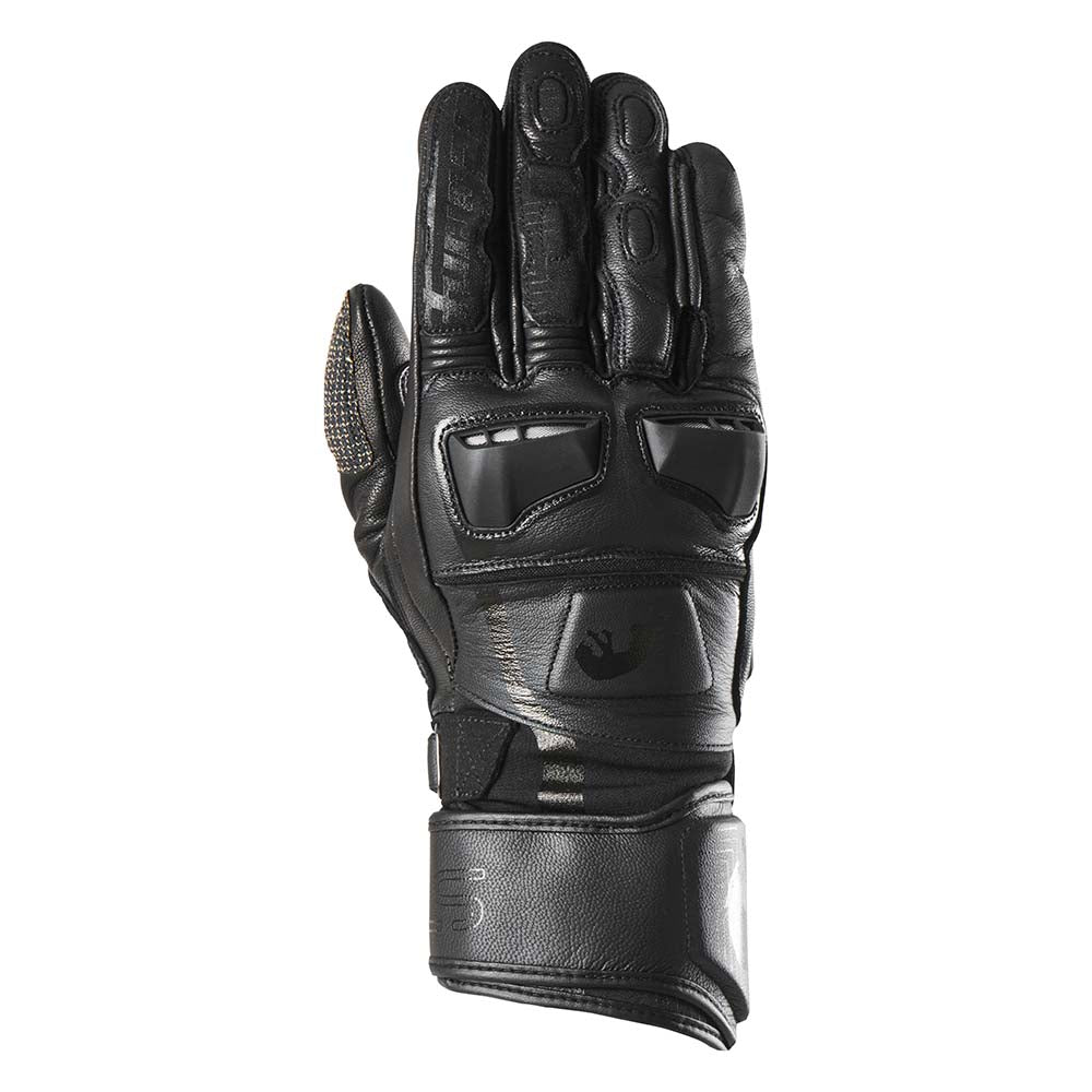 Furygan Styg 15 Motorradhandschuhe aus Leder, sportlich mit Knöchelschutz, schwarz
