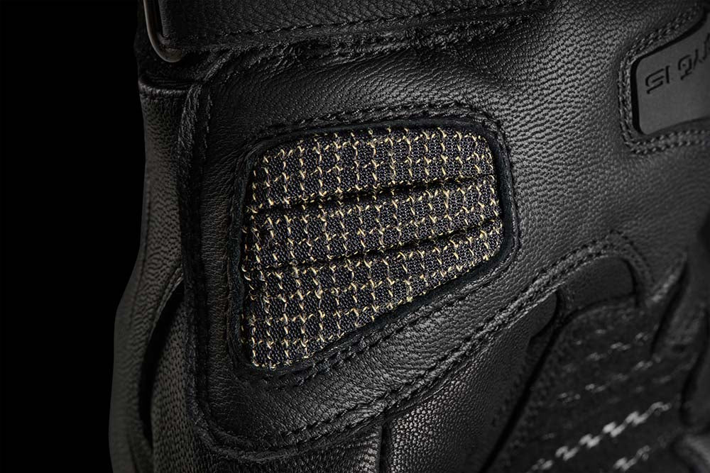 Furygan Styg 15 Motorradhandschuhe aus Leder, sportlich mit Knöchelschutz, schwarz