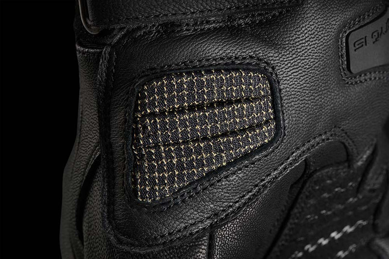 Furygan Styg 15 Motorradhandschuhe aus Leder, sportlich mit Knöchelschutz, schwarz