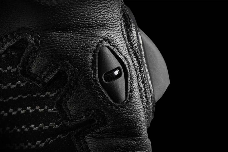 Furygan Styg 15 Motorradhandschuhe aus Leder, sportlich mit Knöchelschutz, schwarz