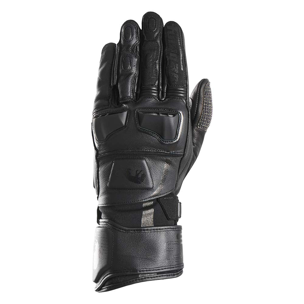 Furygan Styg 15 Motorradhandschuhe aus Leder, sportlich mit Knöchelschutz, schwarz