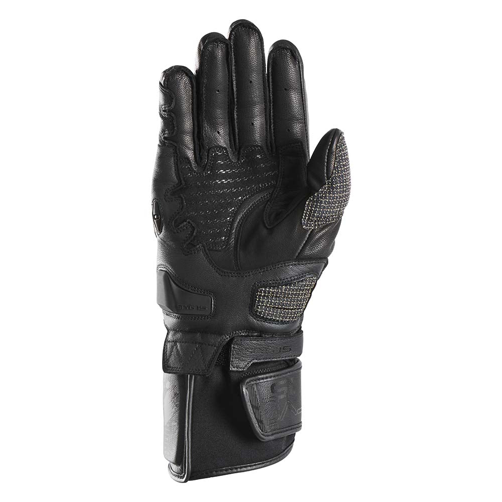 Furygan Styg 15 Motorradhandschuhe aus Leder, sportlich mit Knöchelschutz, schwarz