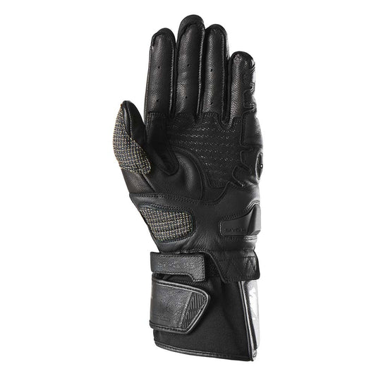 Furygan Styg 15 Motorradhandschuhe aus Leder, sportlich mit Knöchelschutz, schwarz