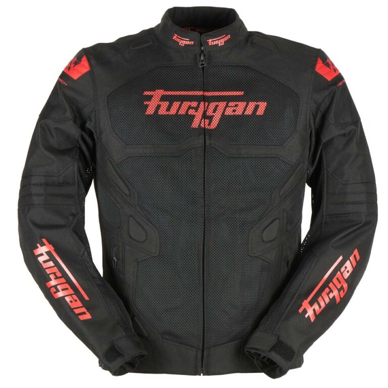 Furygan Atom Vented Evo motorjas Zwart-Rood, productfoto 3