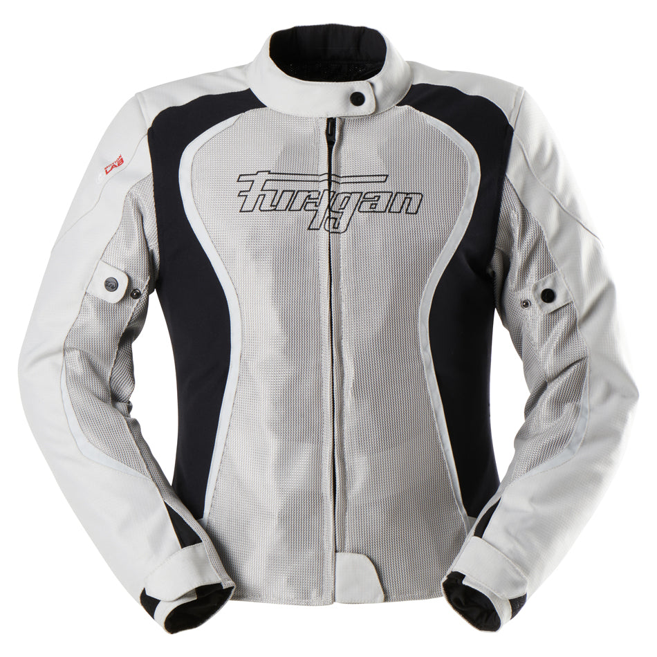 Furygan Odessa 3-in-1 Vented Ladies Motorcycle Jacket Pearl/Black – Ventilated 3-in-1 Motorcycle Jacket