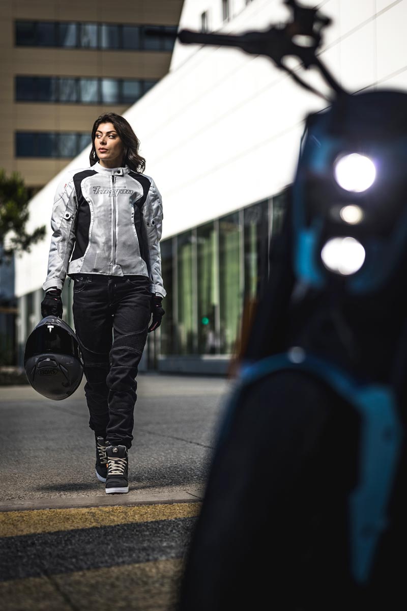 Furygan Odessa 3-in-1 Vented Ladies Motorcycle Jacket Pearl/Black – Ventilated 3-in-1 Motorcycle Jacket