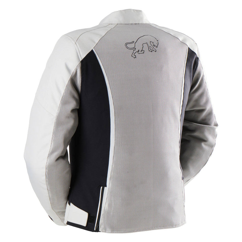 Furygan Odessa 3-in-1 Vented Ladies Motorcycle Jacket Pearl/Black – Ventilated 3-in-1 Motorcycle Jacket