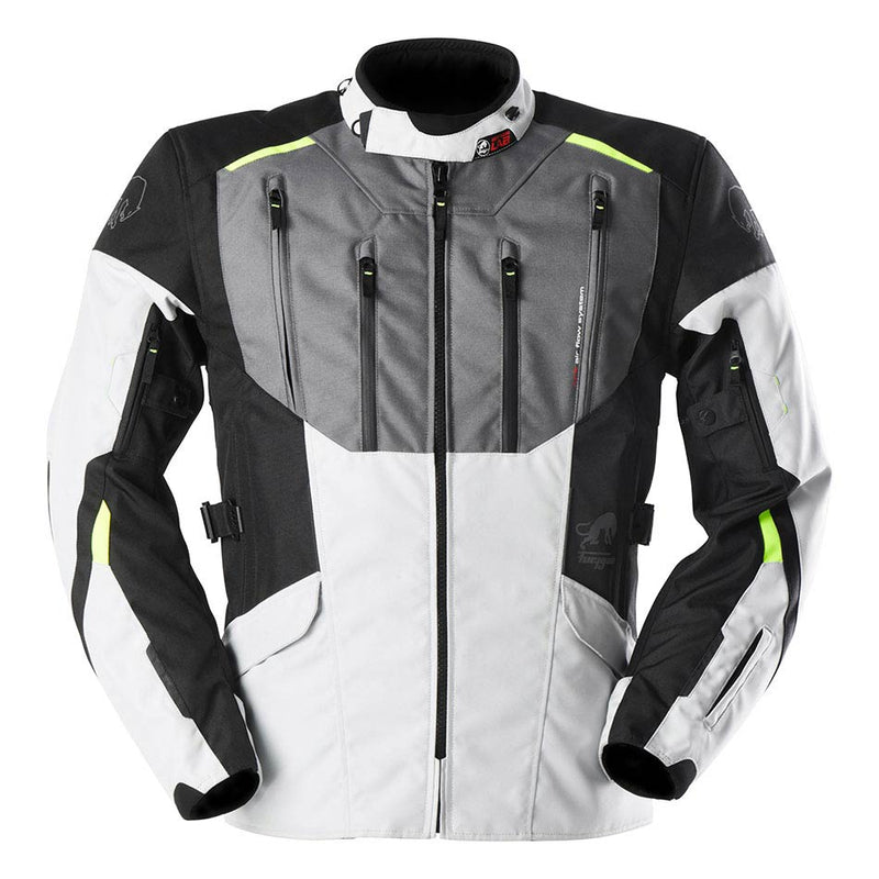 Furygan Brooks Motorjas Black/Pearl/Yellow Fluo – Adventure Motorjas