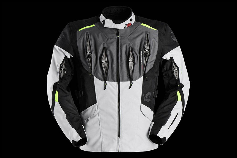 Furygan Brooks Motorjas Black/Pearl/Yellow Fluo – Adventure Motorjas