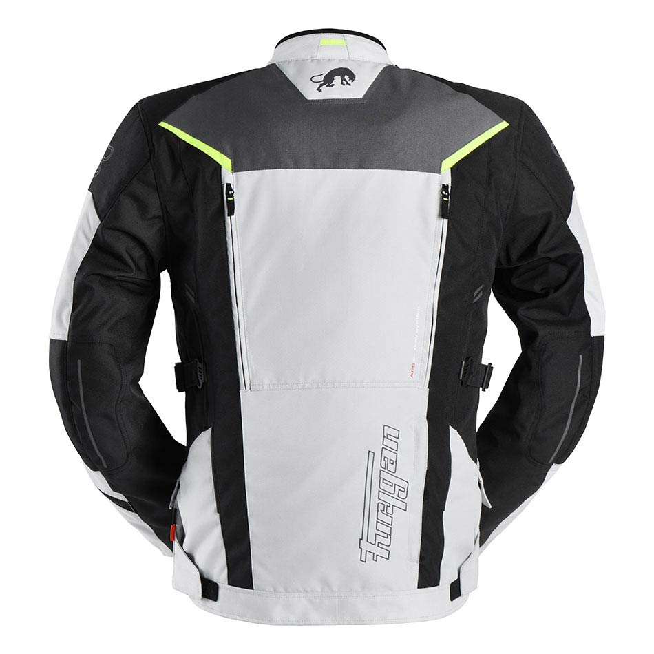 Furygan Brooks Motorjas Black/Pearl/Yellow Fluo – Adventure Motorjas