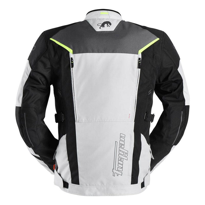 Furygan Brooks Motorjas Black/Pearl/Yellow Fluo – Adventure Motorjas