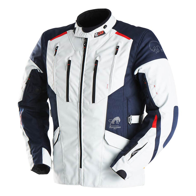 Furygan Brooks Motorjas Pearl/Blue – Adventure Motorjas