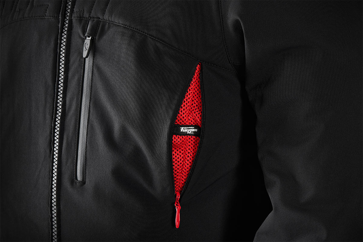 Furygan Codex Motorcycle Jacket Black - Waterproof Motorcycle Jacket
