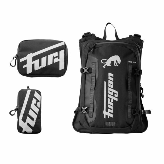 Furygan ADV 20L+ motortas zwart, productfoto 4