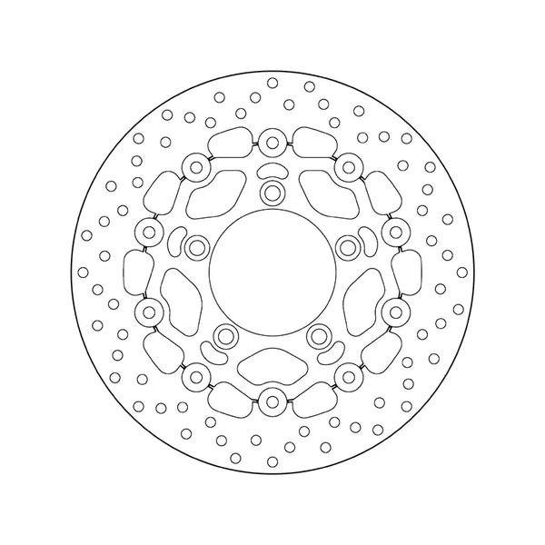 Brembo Serie Oro Front Brake Disc 280 x 4.0 mm Kymco Xciting 400 2014-2019