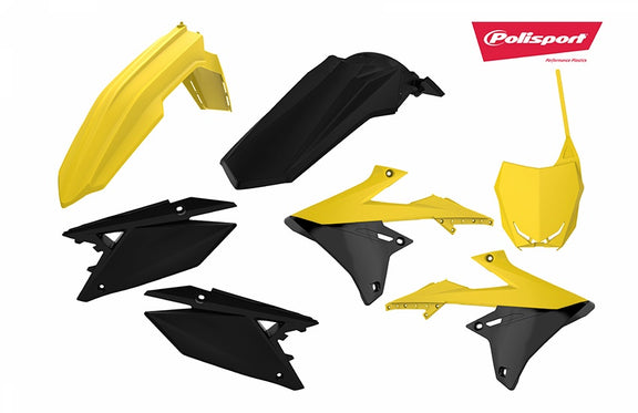 Polisport Plasticset Zwart SUZUKI RM-Z250/RM-Z450