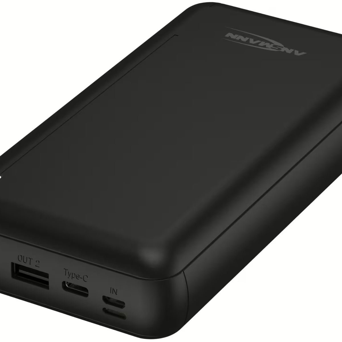 ANSMANN Powerbank 30000 mAh Black – Dual USB 5V/2.4A